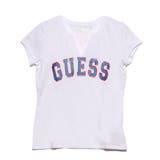 G011 | [GUESS] ATHLETIC LOGO TEE | GUESS【WOMEN】