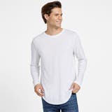 G011 | [GUESS] Vantor Ls Crew Longline | GUESS【MEN】