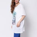 [GUESS] PALM TREE PRINT LOOSE-FIT TEE | GUESS【WOMEN】 | 詳細画像3 