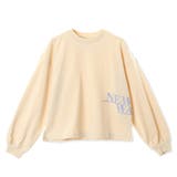 BEG | [GUESS] New Wave Logo Sweat | GUESS OUTLET【WOMEN】