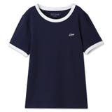 NVY | [GUESS] Point Color Tee | GUESS【WOMEN】