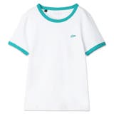 WHT | [GUESS] Point Color Tee | GUESS【WOMEN】