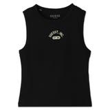 BLK | [GUESS] Arch Logo Tank top | GUESS【WOMEN】