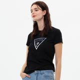 [GUESS] Denim Emboss Triangle Tee | GUESS【WOMEN】 | 詳細画像2 