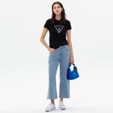 [GUESS] Denim Emboss Triangle Tee | GUESS【WOMEN】 | 詳細画像3 