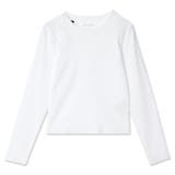 WHT | [GUESS] LADIES L/Slv Tee Shirt | GUESS【WOMEN】