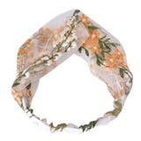 ホワイトブラウン | 花柄 フラワー レース | gulamu jewelry 