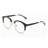 ブラック（ゴールドフレーム） | 伊達メガネ めがね 眼鏡 | gulamu jewelry 
