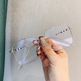 シルバー | 伊達メガネ めがね 眼鏡 | gulamu jewelry