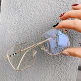 ゴールド | 伊達メガネ めがね 眼鏡 | gulamu jewelry