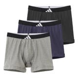 アソート | adidas/アディダス ワンポイントロゴ ボクサーパンツ 3枚組 | GUNZE