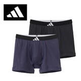 adidas/アディダス ワンポイントロゴ ボクサーパンツ 2枚組 | GUNZE | 詳細画像1