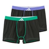 アソート | adidas/アディダス ワンポイントロゴ ボクサーパンツ 2枚組 メッシュ | GUNZE