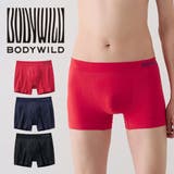 BODY WILD/ボディワイルド ボクサーパンツ 3D-BOXER 綿混 | GUNZE | 詳細画像1