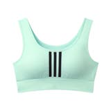 ペパーミント | adidasシームレス スポーツブラAP7155ハーフトップ 吸汗速乾 | GUNZE 