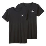 ADIDAS アディダスAPB0132 Tシャツ(2枚組)吸汗速乾 | GUNZE | 詳細画像5 