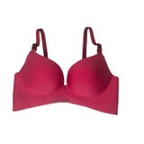 ローズレッド | シームレスブラ 単品 ブラジャー | HANAHANA