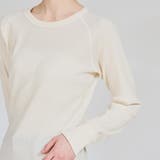 オフホワイト | ウィメンズ Hanes ワッフルクルーロングスリーブT HW4-C501 | hanes