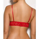ノンワイヤーブラジャーシグニチャーレースパッドブラジャー(レッド) | hanky panky | 詳細画像2