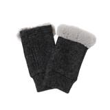 グレー | 手元あったか。カイロポケット付きハンドウォーマー ファー ハンドウォーマー | HAPPY急便 by VERITA.JP