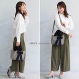 大人の可愛さを添えて。リボンチャーム付きフリルハンドル2WAYトートバッグ | HAPPY急便 by VERITA.JP | 詳細画像19