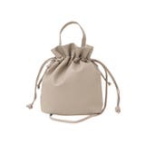 モカベージュ | ころんと大人可愛い。巾着2WAYショルダーバッグ 巾着 ショルダー | HAPPY急便 by VERITA.JP