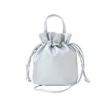 シルバー | ころんと大人可愛い。巾着2WAYショルダーバッグ 巾着 ショルダー | HAPPY急便 by VERITA.JP