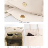 コーデやシーンを選ばないシンプルデザイン。フェイクレザータックトートバッグ トー… | HAPPY急便 by VERITA.JP | 詳細画像3 