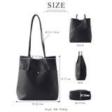 コーデやシーンを選ばないシンプルデザイン。フェイクレザータックトートバッグ トー… | HAPPY急便 by VERITA.JP | 詳細画像4 