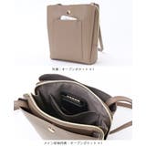 毎日使いたくなる丁度良いバッグ。フェイクレザー3層軽量ショルダーバッグ ショルダ… | HAPPY急便 by VERITA.JP | 詳細画像5 