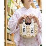 ナチュラルな素材に甘さを添えて。ロゴリボンかごバッグ ペーパーバッグ トートバッ… | HAPPY急便 by VERITA.JP | 詳細画像10 