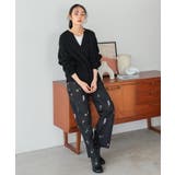 オフホワイト | 色とりどりの花を咲かせました。フラワープリントパンツ パンツ ワイドパンツ | HAPPY急便 by VERITA.JP