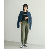 杢カーキ | 季節に合わせた素材選び。リネンライクテーパードパンツ パンツ テーパードパンツ | HAPPY急便 by VERITA.JP