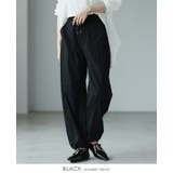 ブラック | 大人のこなれパンツ。ナチュラルワッシャーバレルレッグパンツ パンツ ワイドパンツ | HAPPY急便 by VERITA.JP