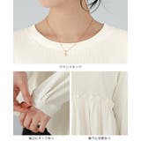 ふっくらシルエットで体型カバー。ペプラム切替バルーントップス カットソー ロンT | HAPPY急便 by VERITA.JP | 詳細画像18 