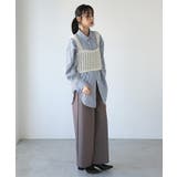 透け感をニットで表現。メッシュニットビスチェ ビスチェ ベスト | HAPPY急便 by VERITA.JP | 詳細画像5 