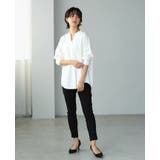 オフホワイト | 大人の抜け感。梨地スキッパーブラウス ブラウス シャツ | HAPPY急便 by VERITA.JP