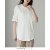 オフホワイト | 揃えておきたい万能アイテム。2×2リブ プチハイネック半袖Tシャツ tシャツ | HAPPY急便 by VERITA.JP