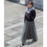 ブラック×グレー | 着るだけ3秒!簡単コーデ♪ドッキングワンピに待望の新作登場!リブニット&チュール… | HAPPY急便 by VERITA.JP