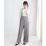 ブルーライン | 旬のコーデが完成。チェック柄サロペット オールインワン サロペット | HAPPY急便 by VERITA.JP