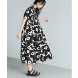 着映え力抜群の1枚。プリントティアードワンピ ワンピース ロングワンピ | HAPPY急便 by VERITA.JP | 詳細画像12 