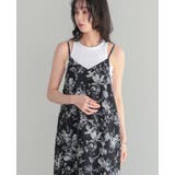 シックな大人プリント。花柄シフォンワンピース ワンピ キャミワンピ | HAPPY急便 by VERITA.JP | 詳細画像11 