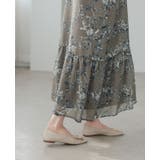 シックな大人プリント。花柄シフォンワンピース ワンピ キャミワンピ | HAPPY急便 by VERITA.JP | 詳細画像15 