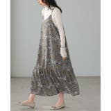 シックな大人プリント。花柄シフォンワンピース ワンピ キャミワンピ | HAPPY急便 by VERITA.JP | 詳細画像16 