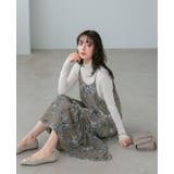 シックな大人プリント。花柄シフォンワンピース ワンピ キャミワンピ | HAPPY急便 by VERITA.JP | 詳細画像17 