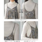 シックな大人プリント。花柄シフォンワンピース ワンピ キャミワンピ | HAPPY急便 by VERITA.JP | 詳細画像19 