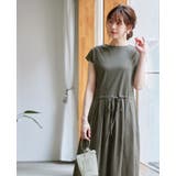 素肌に嬉しいコットン100％。ウエストリボンロングワンピ ワンピース ワンピ | HAPPY急便 by VERITA.JP | 詳細画像10 