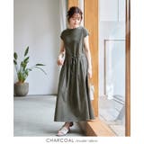 素肌に嬉しいコットン100％。ウエストリボンロングワンピ ワンピース ワンピ | HAPPY急便 by VERITA.JP | 詳細画像9 