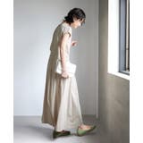 グレージュ | 素肌に嬉しいコットン100％。ウエストリボンロングワンピ ワンピース ワンピ | HAPPY急便 by VERITA.JP