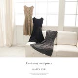 目を惹くサイドのボタン。コーデュロイ ワンピース ワンピース | HAPPY急便 by VERITA.JP | 詳細画像10 